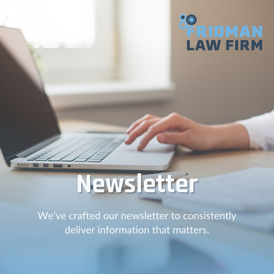 fridmanlawfirm's tweet photo. Want clear insights on entity structuring, securities filings, vendor agreements, data policy updates, and more that matter? Our newsletter delivers directly to founders and legal teams. #FridmanLaw #CorporateLaw #Entrepreneur #GeneralCounsel https://t.co/pn6x8jyA04