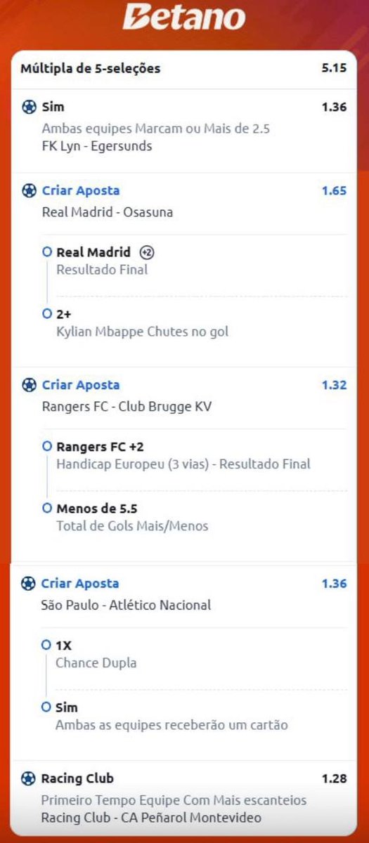 🔥🚀 BINGOZINHO DO DIA

🎯 ODD. 5.15  | 0,5u

🔗 link da aposta pronta só copiar: bdeal.io/Betano/48818/1B

🔞 Jogue com Responsabilidade