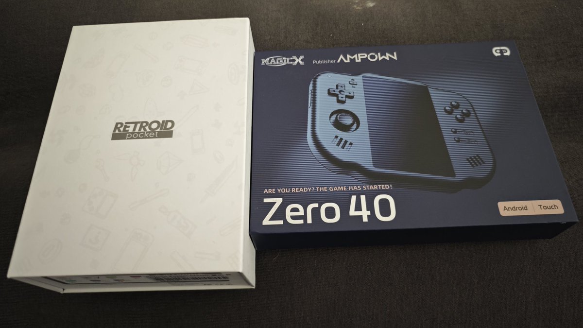 Pascal Mugen (@mugen_pascal) on Twitter photo Maintenant certains magasins me les envoient deux par deux ça économise les frais de port 😂
<a href="/Retroid0fficial/">Retroid Pocket Official</a> #retroidpocketclassic #magicxzero40 Maintenant certains magasins me les envoient deux par deux ça économise les frais de port 😂
<a href="/Retroid0fficial/">Retroid Pocket Official</a> #retroidpocketclassic #magicxzero40