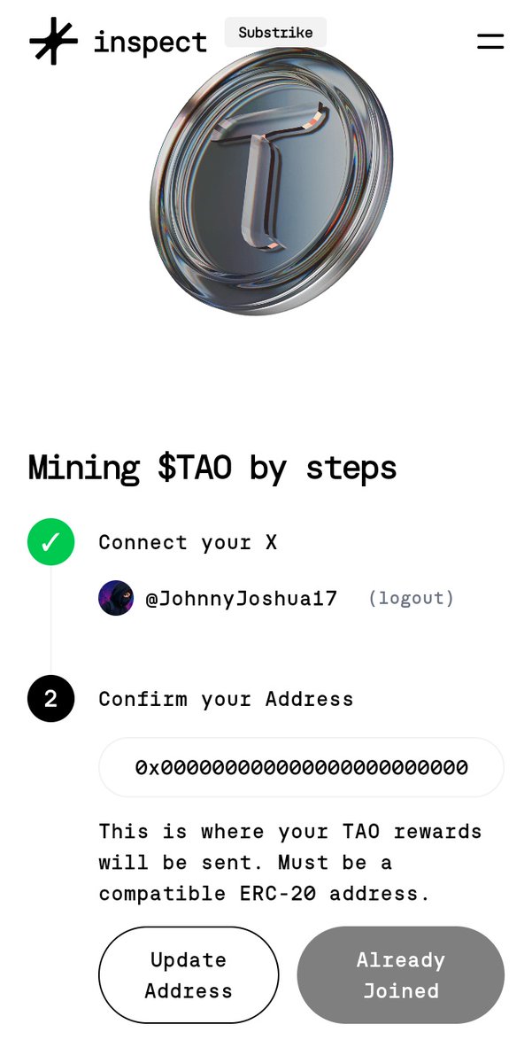 JohnnyJoshua17's tweet photo. Yoo guys, Do this immediately!! 

1 $TAO = $349 
10 $TAO will be $3,490

…and what if I told you that you can start earning this $TAO just by tweeting and interacting with other posts on X https://t.co/zjbj4UkiUs