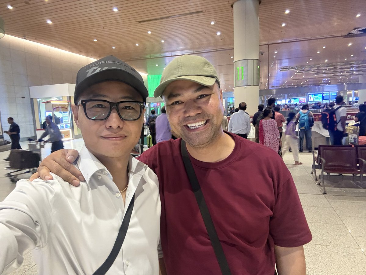 peseyie's tweet photo. Two Naga brothers accidentally meeting in Mumbai. Both here for conferences, one for education and the other for music. 

#NagaEd #InfinityInc https://t.co/t5bIbfEgI6