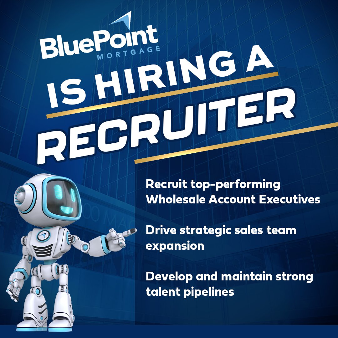 📣 Hiring: Recruiter (Full-Time) | Newport Beach, CA
Help scale our Wholesale Account Executive team—own full-cycle recruiting, build pipelines, and partner with Sales leadership in a fast-paced, results-driven environment. Apply now ➜ BluePointMTG.com/careers