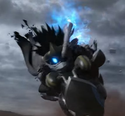 Now that I look at it, this is just straight up King Dedede possessed by Dark Matter at the end of the  Kirby Air Riders Direct. Or something like King D-Mind