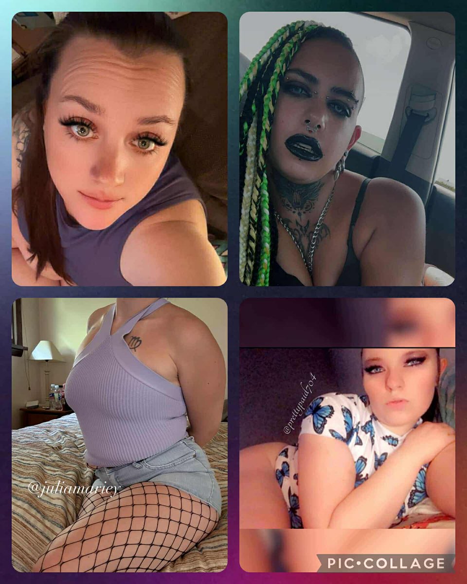 Avanirose02's tweet photo. “Sweet enough to love, bad enough to crave 😏”
Top row

@Gusher0622

@gothicpup715

Bottom row

@marrymejulia1

@thickumz704 https://t.co/DS7VSK8Bcw