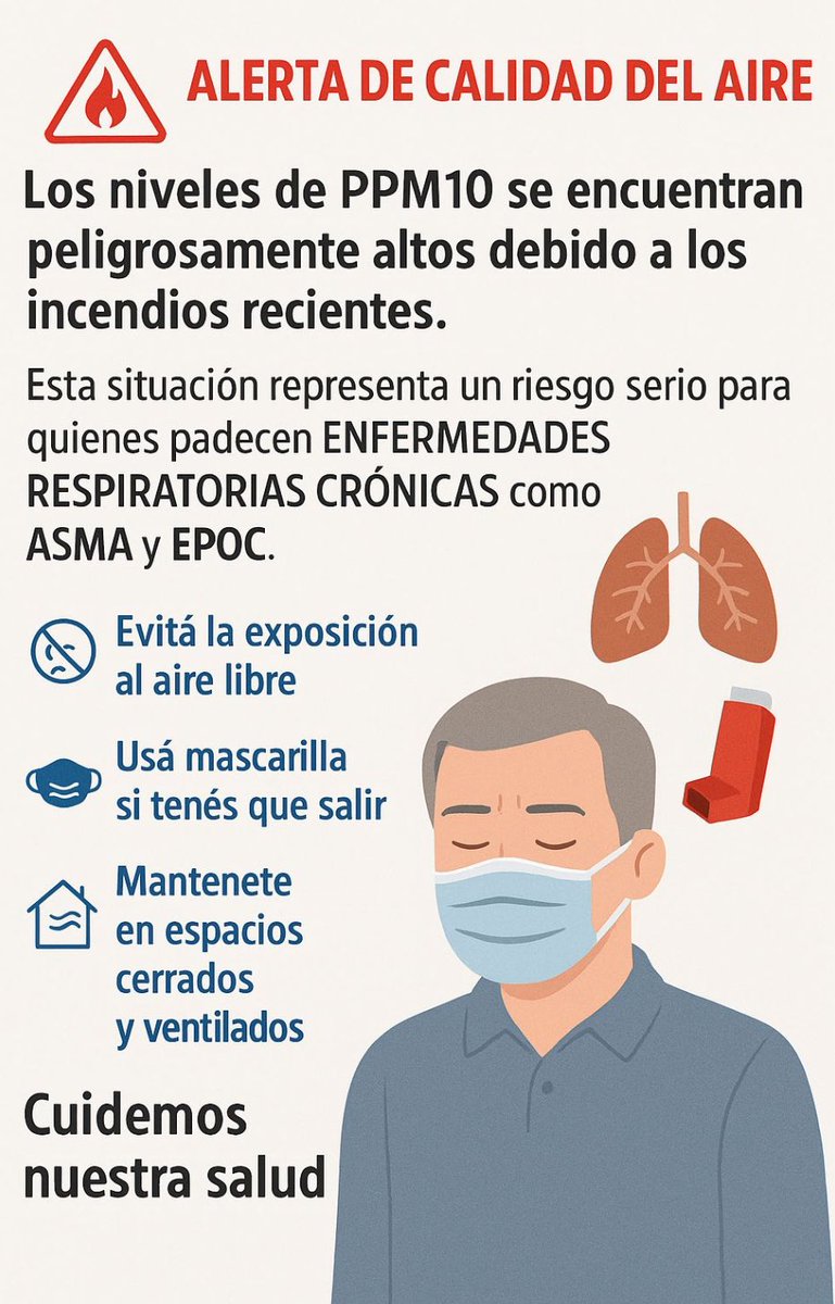 Importante para toda la población, pero en especial para aquellos con enfermedades respiratorias conocidas… <a href="/SeparRespira/">SeparRespira</a> <a href="/SEMES_/">SEMES</a> <a href="/SEMES_CV/">SEMES_CV</a>