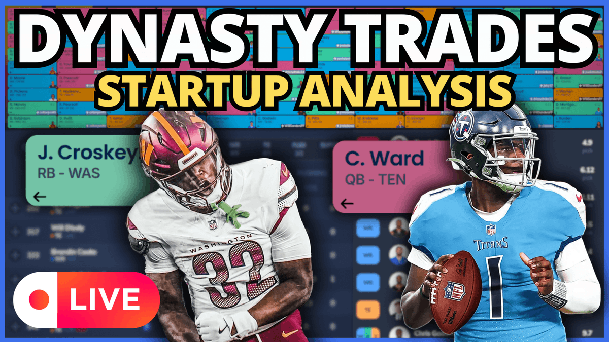 DynastyDaddyFF's tweet image. 🚨 Going LIVE tonight at 9 PM! 

Join us for fantasy football draft tips, trade strategies, and hot takes you won’t want to miss. 🏈

📺youtube.com/live/AZvxm4jFD…

 #FantasyFootball #NFLFantasy #DraftStrategy