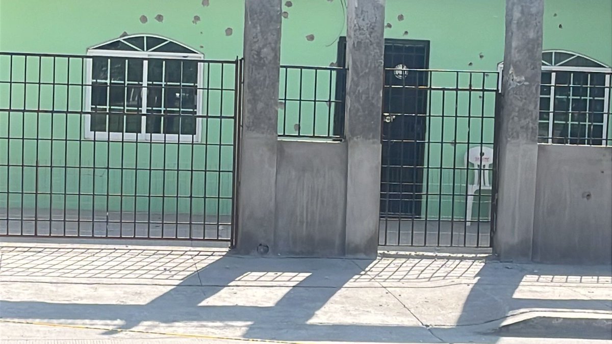 Vivienda baleada en Agricultores y calle Tierra y Libertad, en la colonia 5 de Febrero, sin lesionados, grupo armado llegó y disparó a las 8:30am.