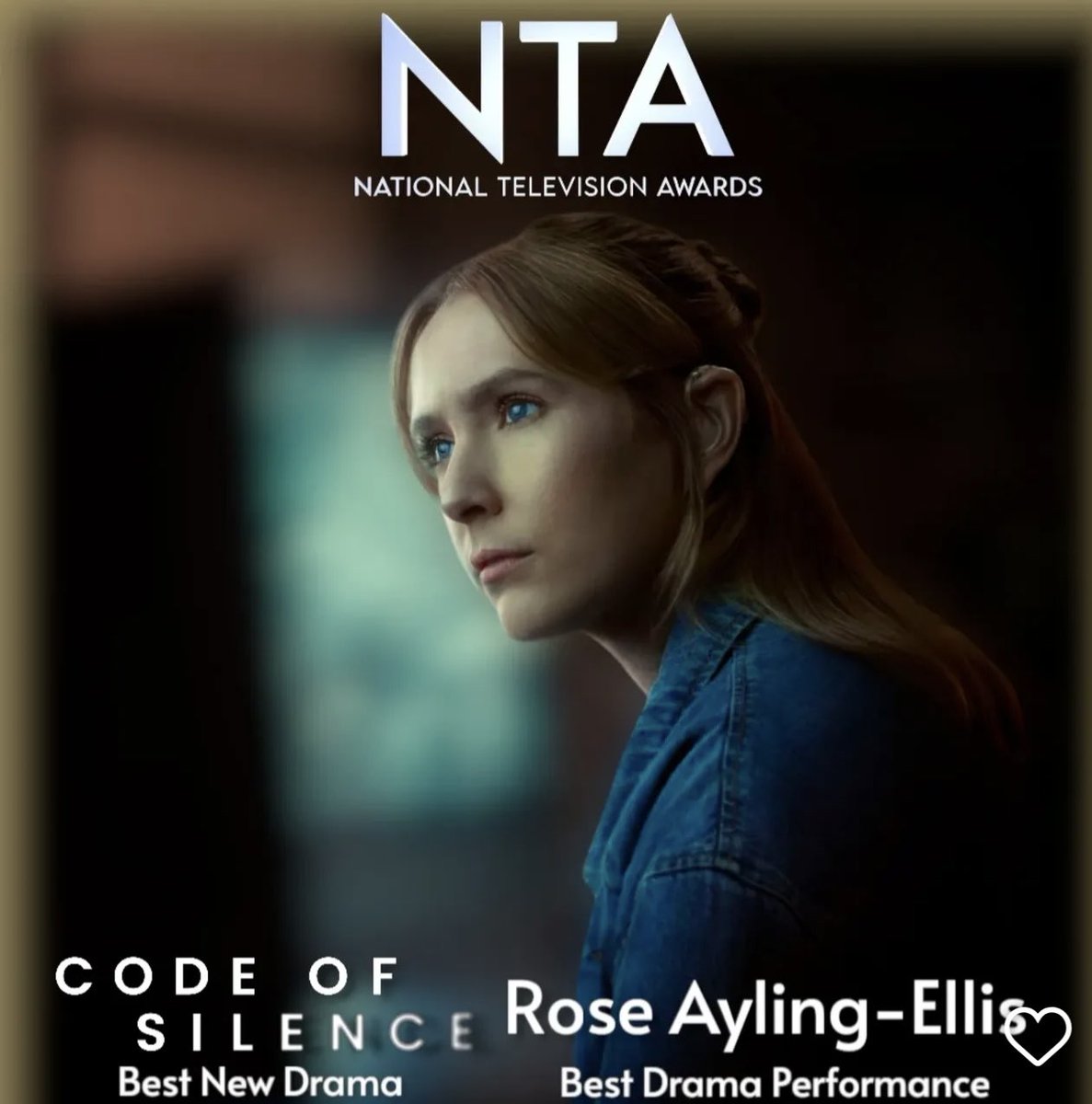 bwmgt's tweet photo. Congrats to our ⁦@thebenaddis⁩ &amp; #SamuelEdwards cast by #AndyPryorCasting with all the cast &amp; crew of #CodeOfSilence for being shortlisted for Best New Drama ⁦⁦@OfficialNTAs⁩ https://t.co/Tb0tXO0mms