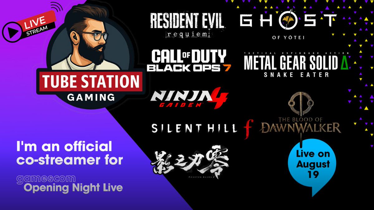 Tube Station Gaming (@tubestationgame) on Twitter photo LIVE NOW! 🔥Gamescom Opening Night Live 2025 Co-Stream
Join here: youtube.com/live/0GaBnYoot…
#Gamescom2025 #OpeningNightLive #OPENing2025 #GamescomOpeningNightLive #gaming #METALGEARSOLIDΔ #BlackOps7
<a href="/Mehardeep2/">Mehardeep Singh</a> <a href="/FrostyPhantom08/">Deepansh</a> <a href="/madhavbanka_/">Madhav Banka</a> LIVE NOW! 🔥Gamescom Opening Night Live 2025 Co-Stream
Join here: youtube.com/live/0GaBnYoot…
#Gamescom2025 #OpeningNightLive #OPENing2025 #GamescomOpeningNightLive #gaming #METALGEARSOLIDΔ #BlackOps7
<a href="/Mehardeep2/">Mehardeep Singh</a> <a href="/FrostyPhantom08/">Deepansh</a> <a href="/madhavbanka_/">Madhav Banka</a>