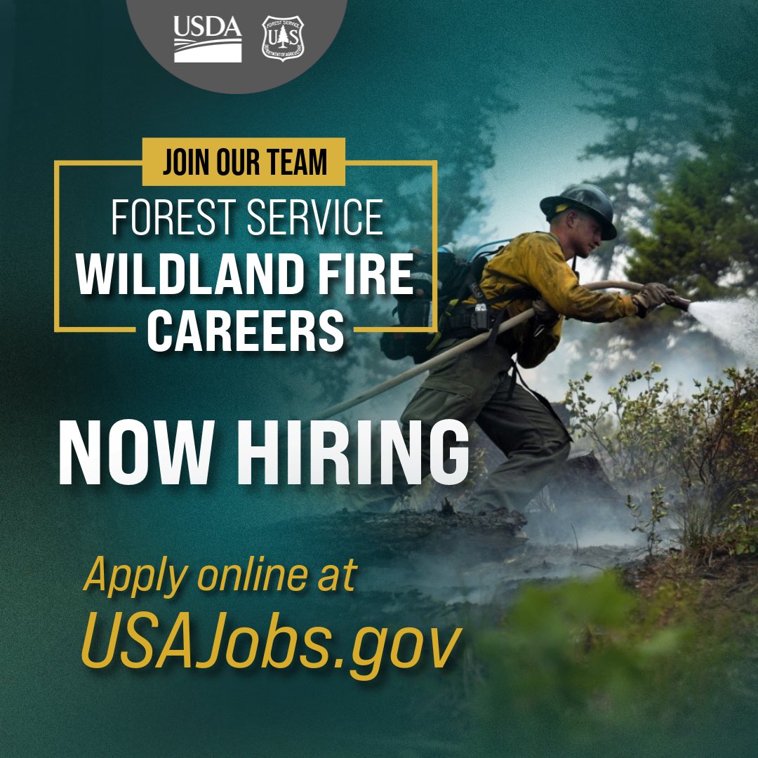 🔥 WE'RE HIRING: Wildland Fire Positions 🔥 

The Angeles National Forest is looking for dedicated individuals to join our team! You'll play a critical role in our fire program, protecting communities and supporting forest health on the Angeles in Southern California. If you're