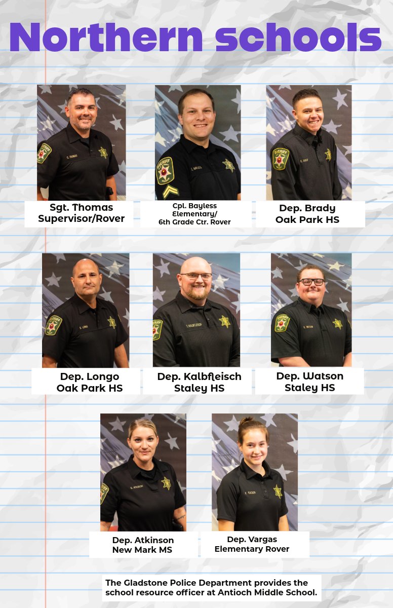 SheriffClayCo's tweet photo. Happy first day of school, @NKCSchools students, families and staff! You've met your teachers, now it's time to meet your School Resource Deputies! They're there to keep everyone safe, mentor and help kids. Say hi if you see them! #nkc1stday https://t.co/7GOPHnL5sZ