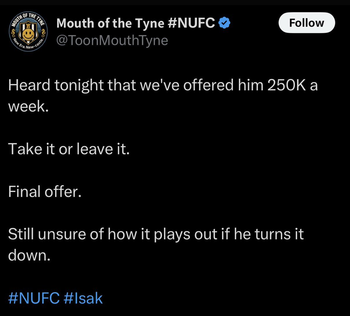 Can’t stand this account.

Don’t understand anyone who pretends to be in the know just to tweet about it.