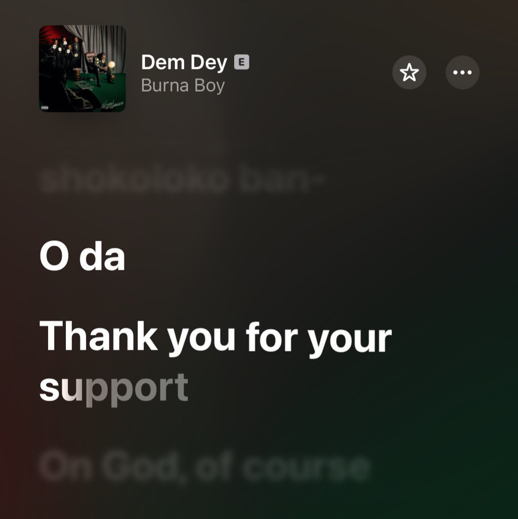 Thank you for your support 🫶🏽