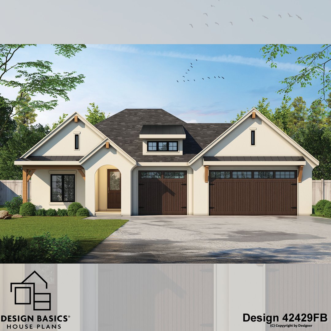 DesignBasicsLLC's tweet image. This home design has it all → open-concept living, private Owner’s Suite, finished basement with family room + wine cellar 🍷. Style + functionality in every detail.
See the plan 👉 bit.ly/3JoMaXm
#DreamHome #HomeDesign #HouseGoals #WineCellar #FinishedBasement…