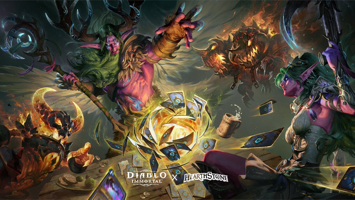 There's only one week left to complete the Heroes of the Hearth crossover event! Don't miss your chance to collect and use special affixes inspired by Hearthstone!