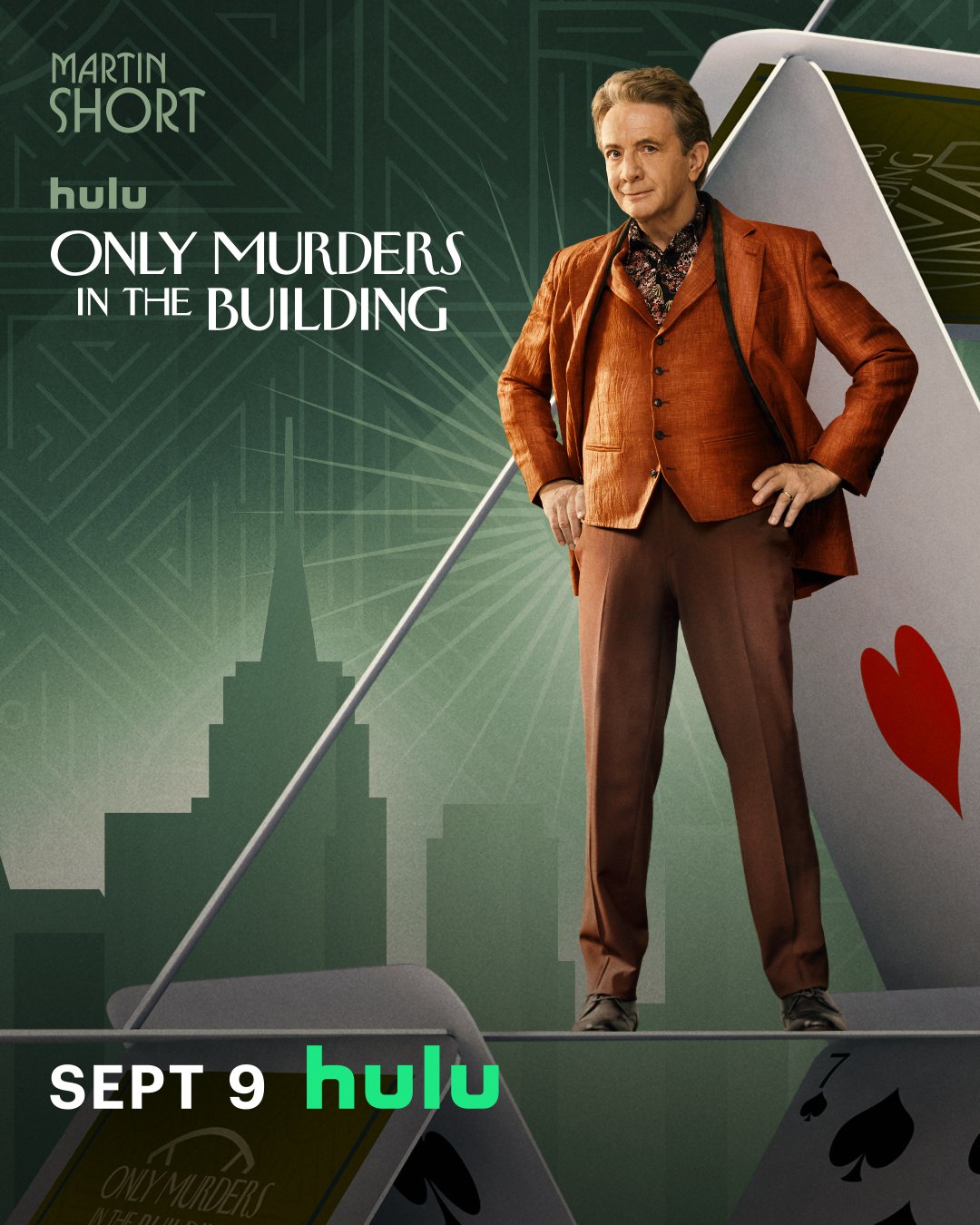 Only Murders in the Building S5 karakterposters op Star van Disney Plus België 