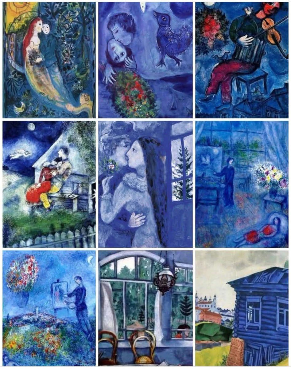 dinamittEros's tweet image. Azul Chagall.