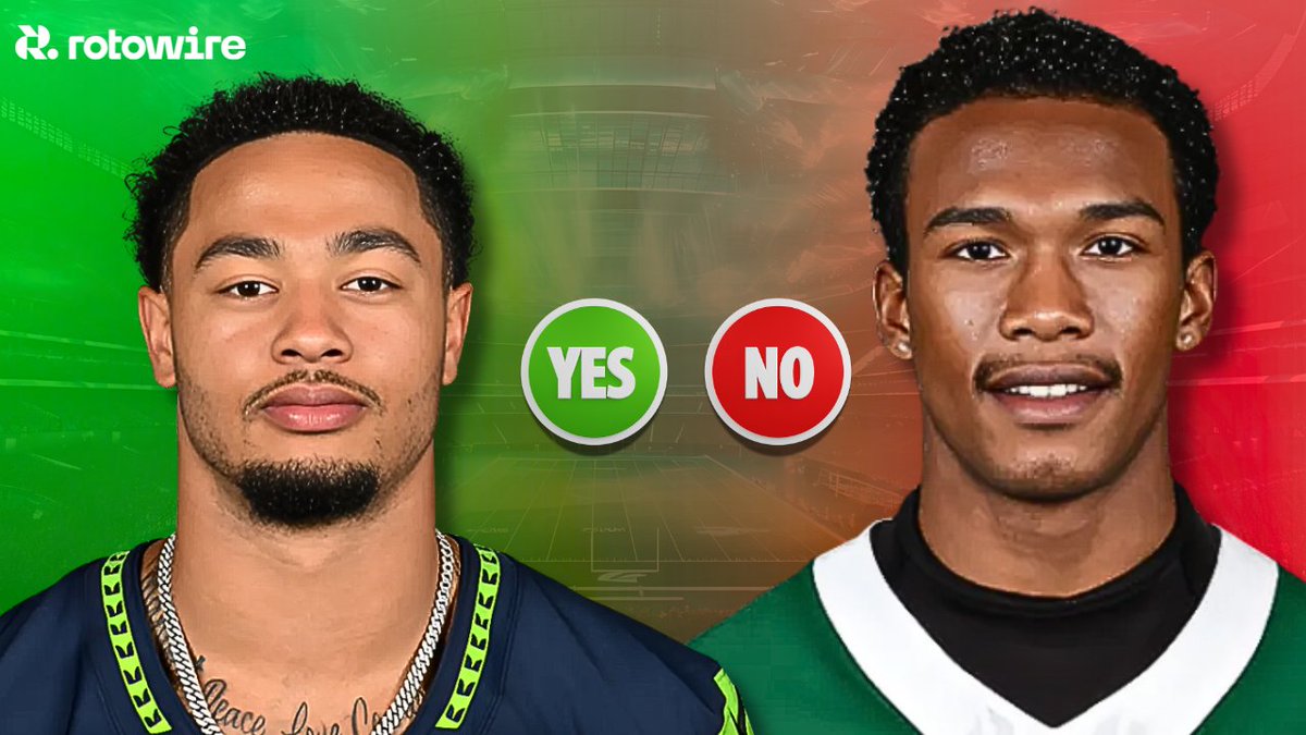 RotoWire🏈 (@rotowirenfl) on Twitter photo Secure safe value in your drafts with these four players, with <a href="/_JohnnyVTV/">Johnny Venezia</a> 🔐
Watch: youtu.be/JpvBeQB2x-Q Secure safe value in your drafts with these four players, with <a href="/_JohnnyVTV/">Johnny Venezia</a> 🔐
Watch: youtu.be/JpvBeQB2x-Q
