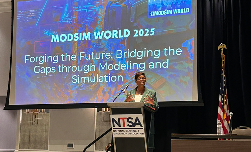 iitsec's tweet image. Day two of #MODSIMWorld 2025 started off strong with Industry Keynote Dr. Jennifer Riley from Design Interactive who addressed attendees, and remarks from the 14th annual Simulation Century panel!
