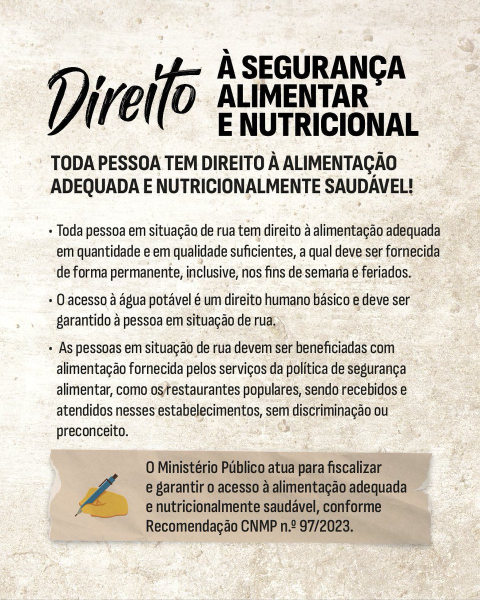 MP_RJ's tweet image. Esses direitos são essenciais para a superação das desigualdades estruturais que afetam essa parcela da população.

#ministeriopublico #direitoshumanos #populaçãoemsituaçãoderua #19deagosto #dignidadeparatodos