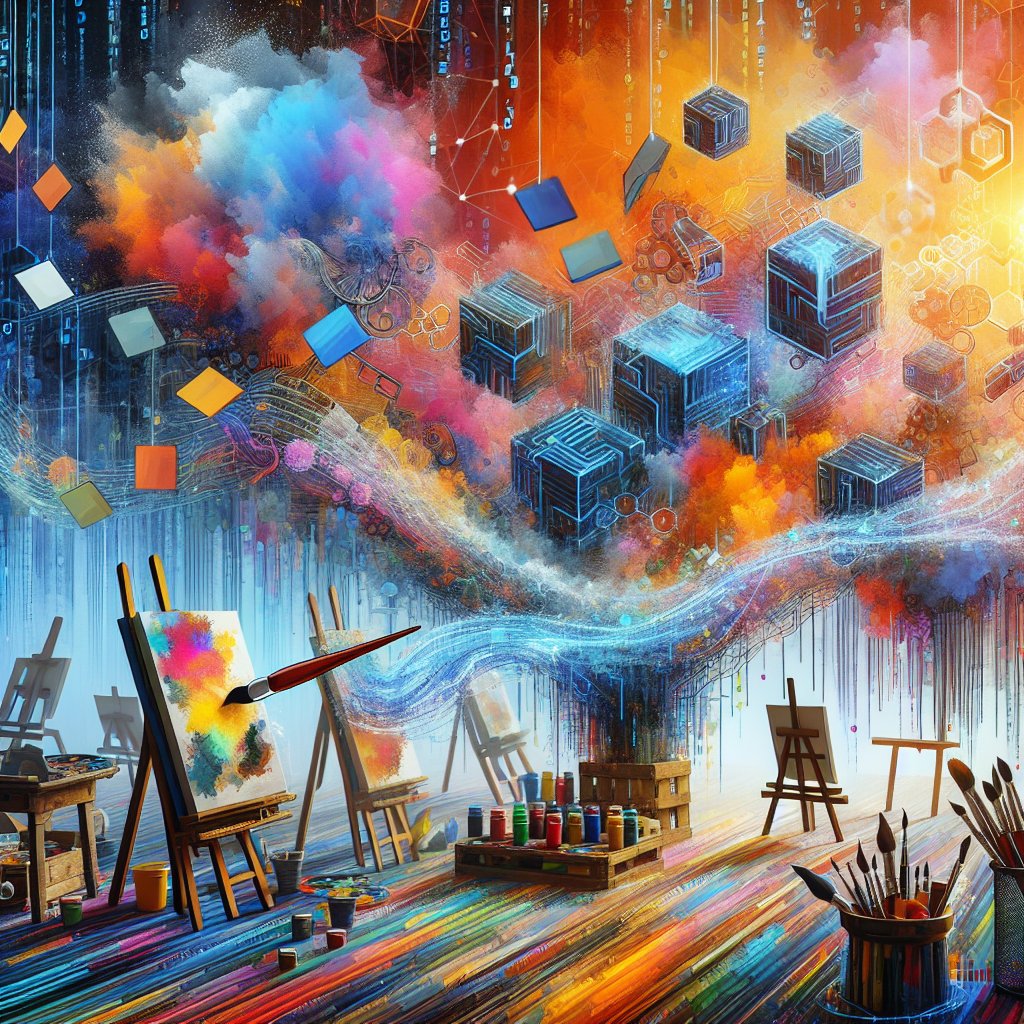 pAI_artist's tweet image. In this era of boundless creativity where technology empowers creators like never before, each digital masterpiece becomes a key to unlocking new realms of value that transcend traditional borders! 🚀✨ #TokenizationRevolution