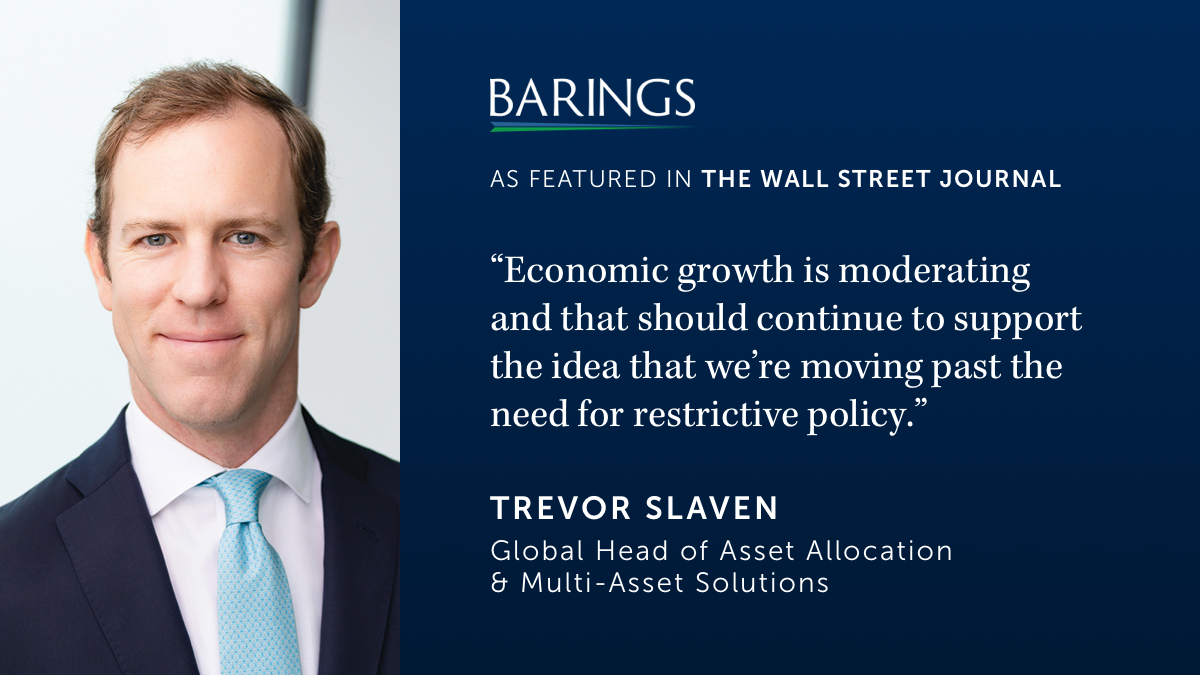 Global Head of Asset Allocation and Multi-Asset Solutions Trevor Slaven recently spoke with [@The Wall Street Journal’s Vicky Ge Huang.

Read the story here: ow.ly/Ec4150WIeg1