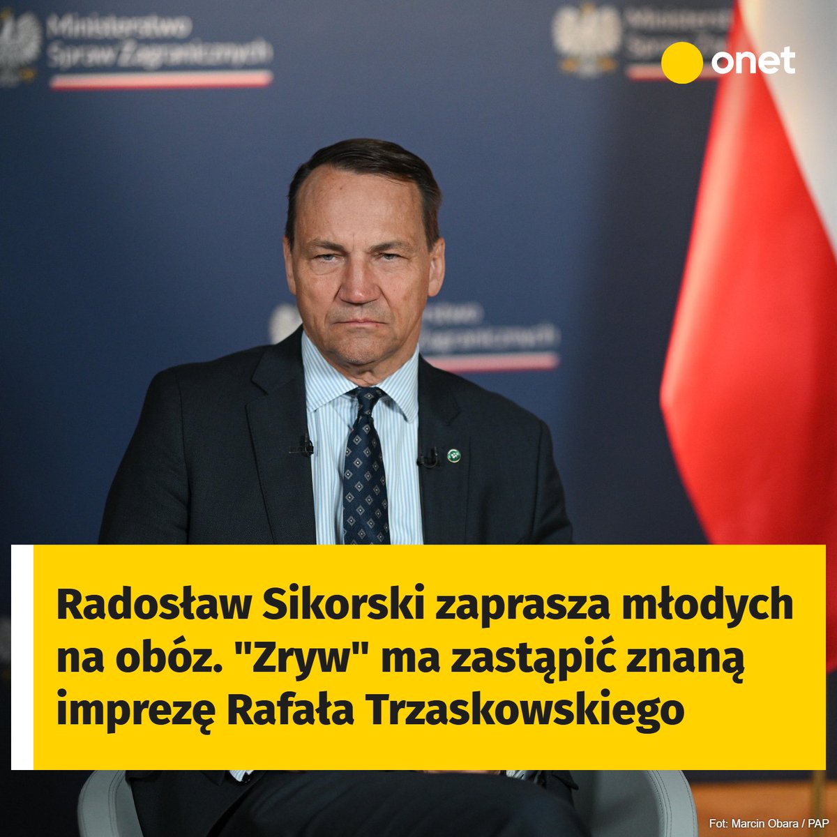 W PO mówi się, że Radosław Sikorski już rozpoczął walkę o prezydenturę w 2030 r. Szczegóły ➡️  wiadomosci.onet.pl/krakow/sikorsc…