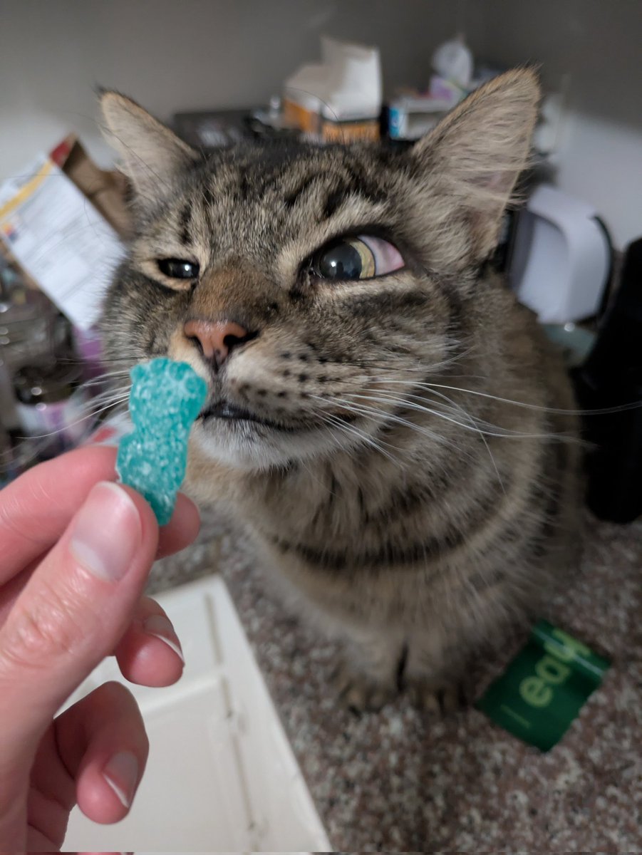oooh, blue flavor