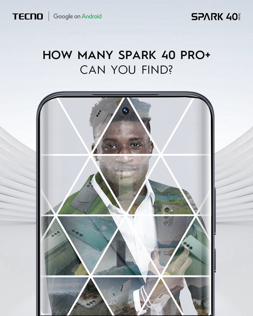TecnoMobileGH's tweet photo. Even Kudus can’t spot them all at once!
 
How many Spark 40 Pro+ phones can YOU find?

#SPARK40Series 
#slimmacho 
#TECNOGhana https://t.co/5XBEsqBFev