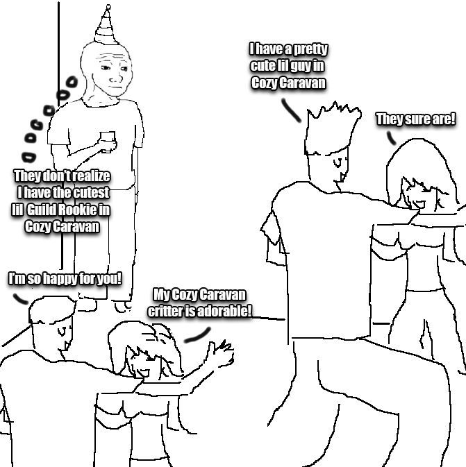 It's officially Show Us Your Guild Rookie Day! Something very real, not made up, and very Official.