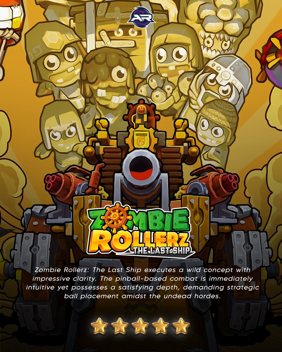 The fusion of pinball mechanics and twin-stick shooting in Zombie Rollerz: The Last Ship is a resounding success.

<a href="/ZingGames/">ZingGames</a> <a href="/ZombieRollerz/">ZombieRollerz</a> <a href="/OfficialWWGames/">Wandering Wizard</a> #ZombieRollerz