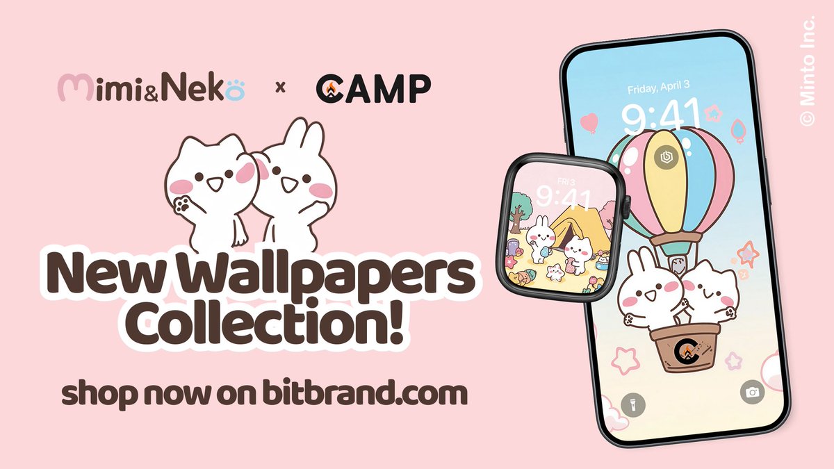 Bitbrand (@bitbrandd) on Twitter photo We’re live
The Mimi & Neko Remix Collection
10 Wallpapers, only 30 per design
10 Watch Faces, only 10 per design
Limited time only
iPhone exclusive
Pay with credit card
Certified on blockchain, no crypto needed
Collect now, only on Bitbrand.
<a href="/campnetworkxyz/">Camp Network ⛺️</a> We’re live
The Mimi & Neko Remix Collection
10 Wallpapers, only 30 per design
10 Watch Faces, only 10 per design
Limited time only
iPhone exclusive
Pay with credit card
Certified on blockchain, no crypto needed
Collect now, only on Bitbrand.
<a href="/campnetworkxyz/">Camp Network ⛺️</a>