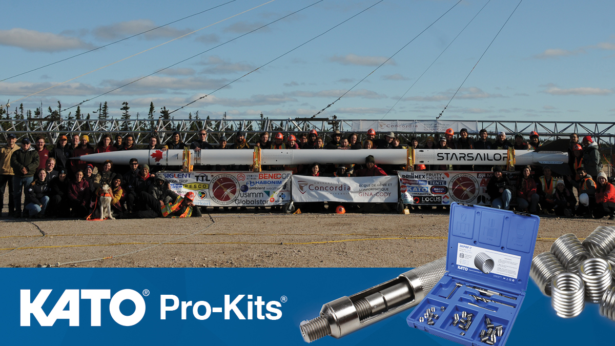 🚀Congrats to <a href="/SpaceConcordia/">Space Concordia</a> #Rocketry Division! Their rocket #Starsailor made history with its first full-scale launch, reaching Mach 3 in just 23 seconds. KATO is proud to sponsor this achievement by supplying  KATO #ProKits! Making this milestone possible🌌✨ #StudentRocketry