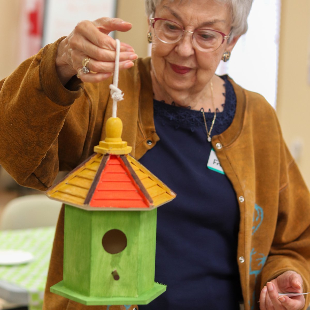 From yoga to paintbrushes: day one of Summer Camp had it all! 🏕️🐦 

Residents painted birdhouses together, filling the room with colour, laughter, and creativity. #AllSeniorsCare #SummerCampVibes #Activ8withASC