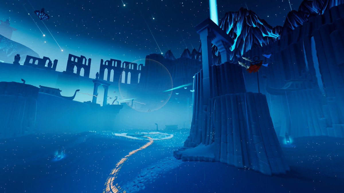 Really enjoyed SWORD OF THE SEA. Like Journey, but with kickflips.

I love a good short game that takes art seriously and still keeps the FUN FACTOR.