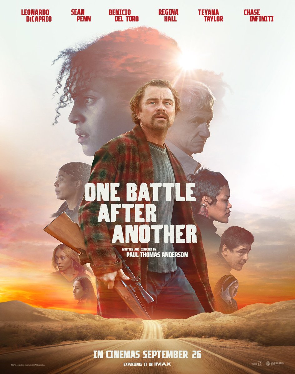 #OneBattleAfterAnother - Film Releasing On September 26th in Theatres..!!

Starring - Leonardo DiCaprio🔥