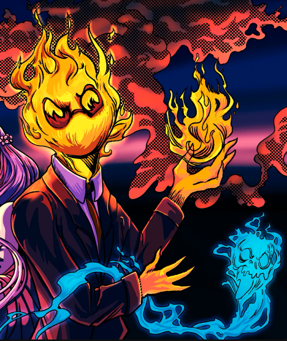 Pop Quiz!

Look at this at this pretty picture of my avatar. The debut of my suit-and-tie appearance that I would canonize with my character.

Here is the question: what do you all think is the color of my suit here?
(1/2)