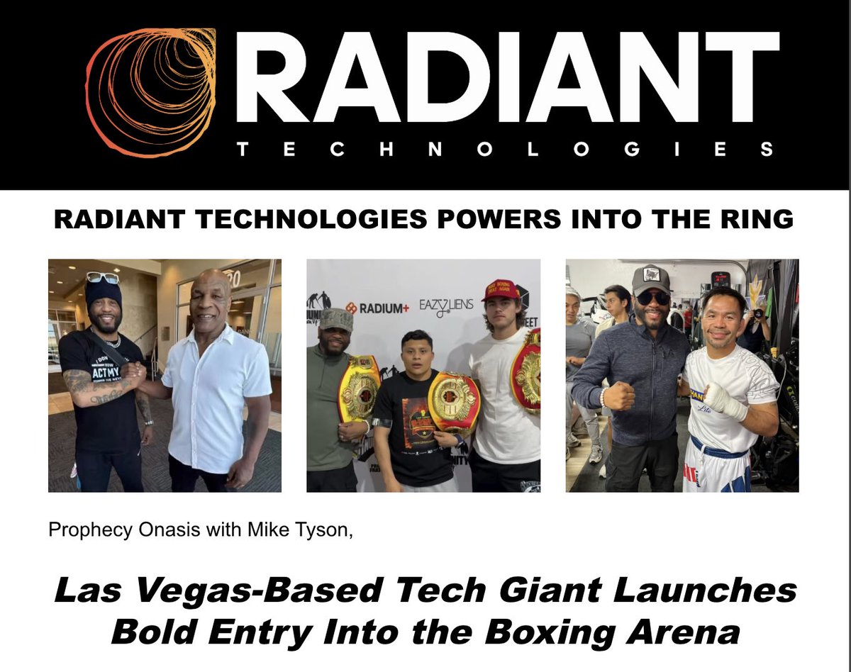 RadiantTechlv's tweet image. Radiant Technologies is officially stepping into the boxing arena 🥊✨

campaignlp.constantcontact.com/em/11014063250…