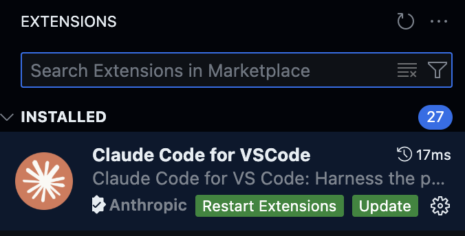 daniel_h4t's tweet photo. Every time I open VS Code, I think devs at @AnthropicAI  must be running Claude Code #claudecode https://t.co/qyhT3VGx0Z