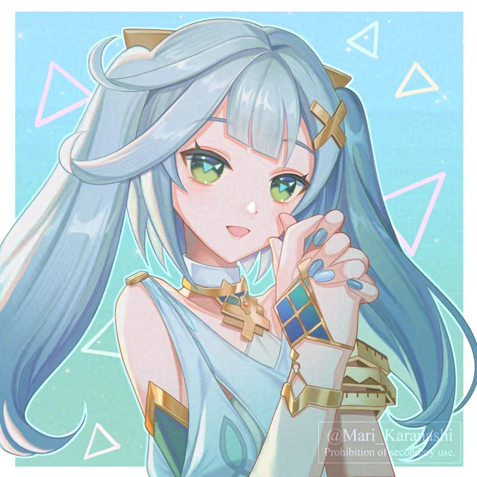ファルザン先輩新旧比較 前に描いてからもう2年経ってる... ツヤツヤのネイル描くのが楽しかったなぁ