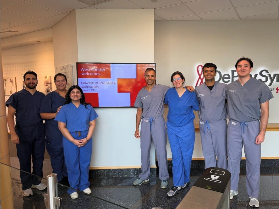 Penn_ENT's tweet photo. The sleep surgery team had a great day at their annual skeletal cadaver lab this month! 🦴
#SleepSurgery #SkeletalSurgery #CadaverLab #HandsOnLearning @PennSleep https://t.co/Nqwpkc4Kej
