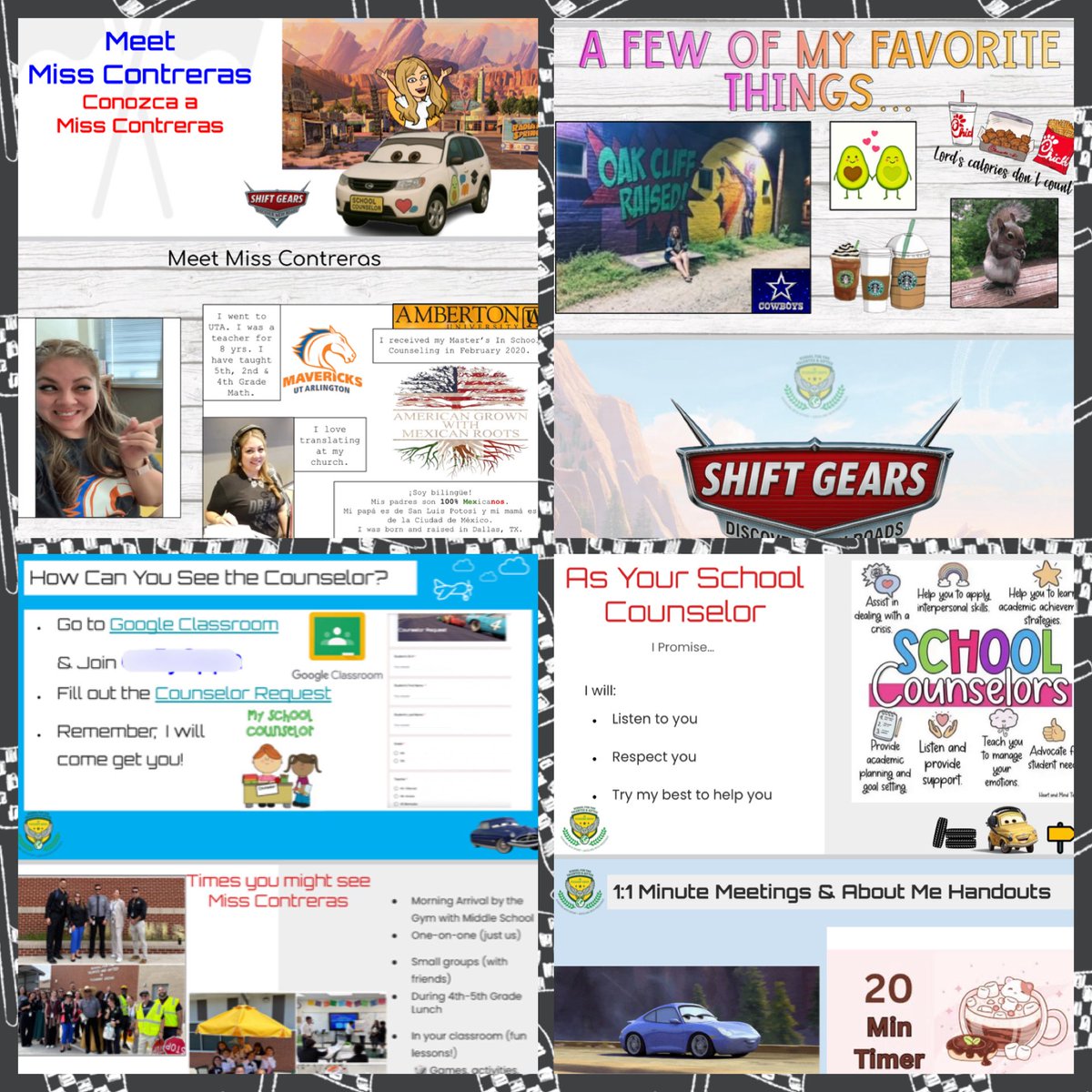 🏎️💨 Kicked off 1:1 Minute Meetings with our 4th grade owls today! 💛💚🦉
Introduced myself, shared how to find me, and shifted gears 🚦 into a great year ahead. <a href="/TAGinPG/">School for TAG in Pleasant Grove</a> <a href="/DrReyC/">Dr. Rey Cervantes</a> <a href="/CounselingDISD/">Dallas ISD Counseling Services</a> <a href="/DallasISDSupt/">Dr. Stephanie S. Elizalde</a> <a href="/dallasschools/">Dallas ISD</a> <a href="/TransformDISD/">Dallas ISD OTI Public School Choice</a> <a href="/MJJackson1906/">Michael Jackson</a> 
<a href="/SHussainDISD/">Salem Hussain</a>