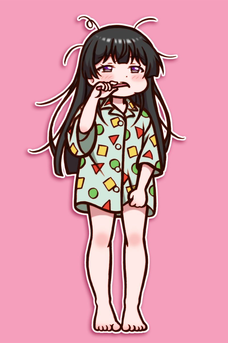 月ノ美兎 「クレしんのパジャマノ美兎さん #みとあーと」|明日絵のイラスト