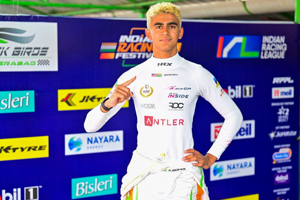 Sundaram R (@f1statsguru) on Twitter photo At 18 years and 5 months, Akshay Bohra became the third-youngest pole-sitter in the #IndianRacingLeague. His brother Nikhil holds the second-youngest record at 17 years and 10 months.
Together, theyāre the first brothers ever to take pole position in IRL history. At 18 years and 5 months, Akshay Bohra became the third-youngest pole-sitter in the #IndianRacingLeague. His brother Nikhil holds the second-youngest record at 17 years and 10 months.
Together, theyāre the first brothers ever to take pole position in IRL history.