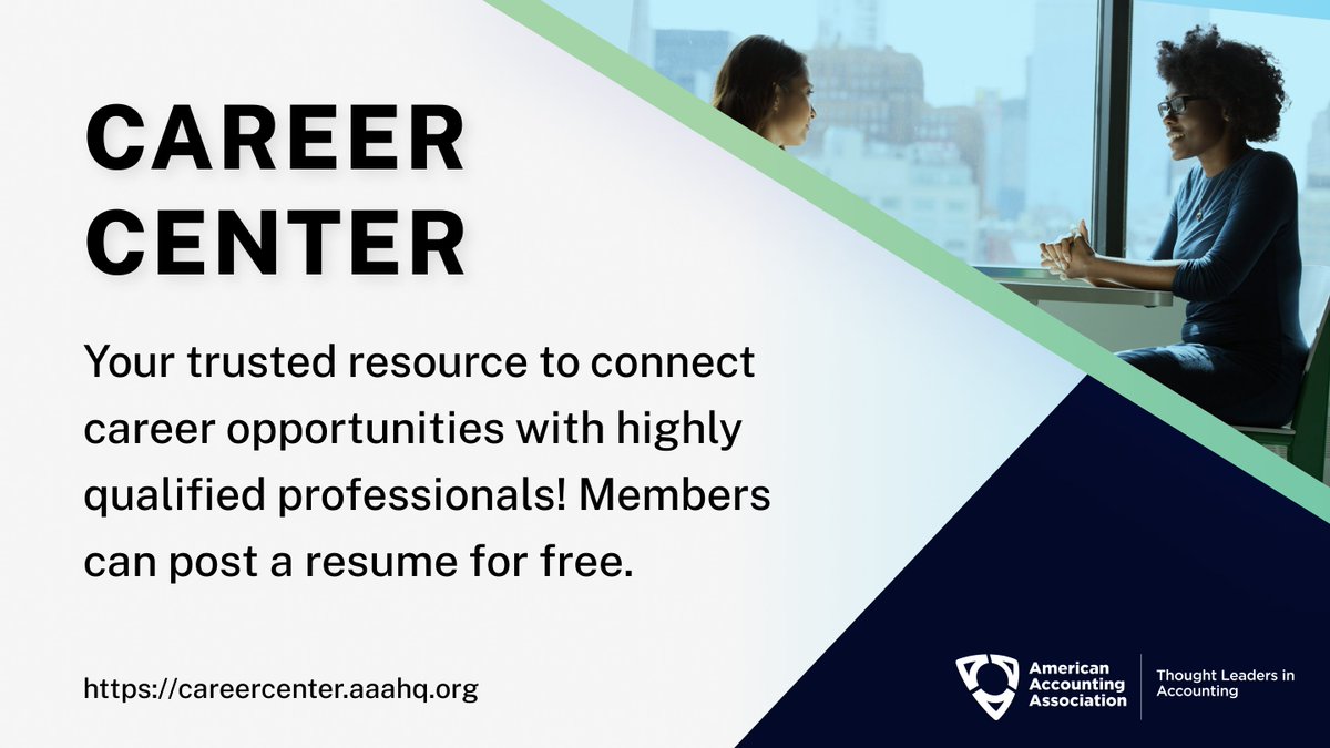 Your Dream Accounting Job (or Hire) Starts Here! Whether you're job hunting or recruiting top talent, the AAA Career Center is your go-to destination! 

Don't wait — opportunities are just a click away!

Start now: bit.ly/3DlvRm0

AAAHQ#