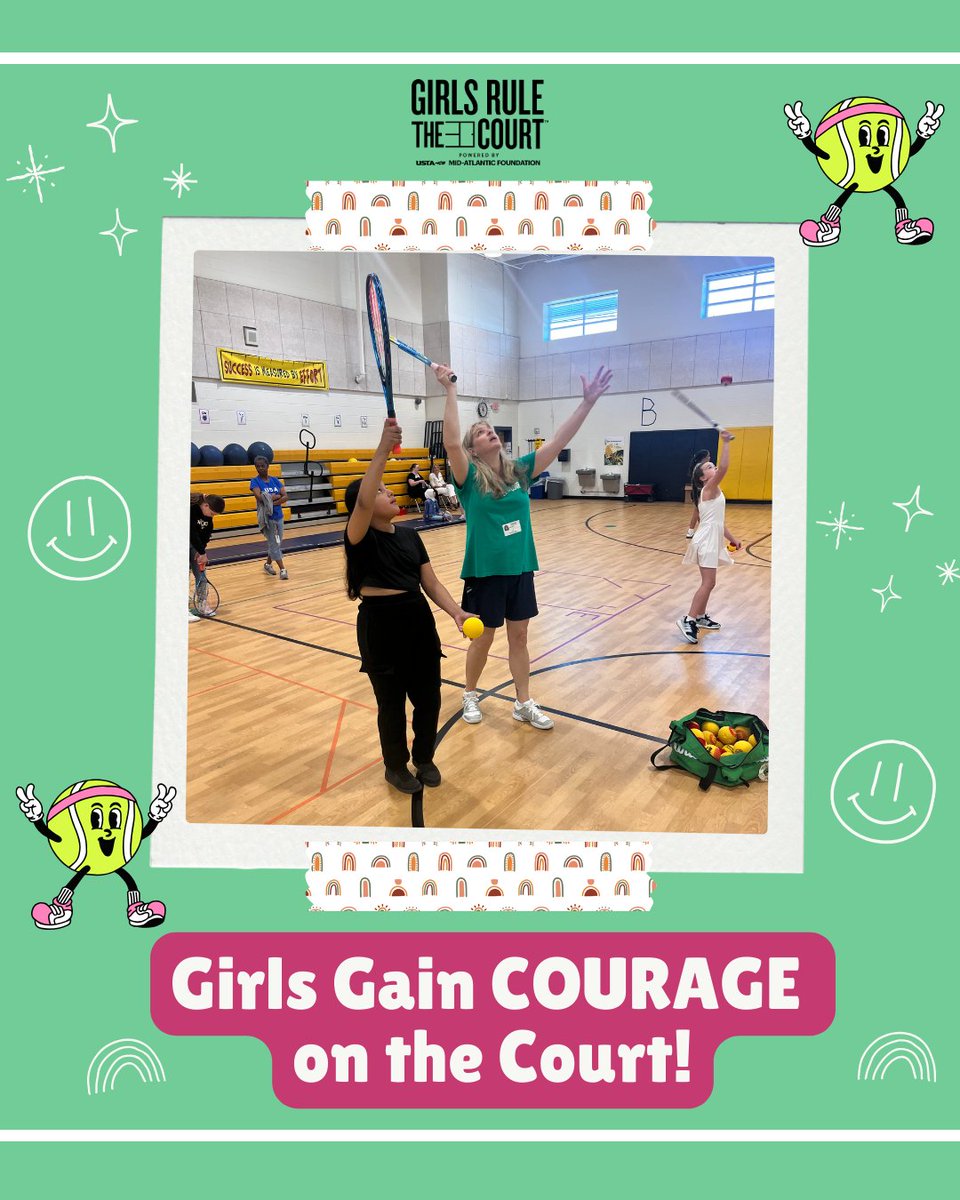 Every rally builds courage. Every match builds leaders. 💪 

Girls Rule the Court™ is where players discover the confidence and community that will last a lifetime! 

#girlsrulethecourt #ustamidatlantic #tennisplayer