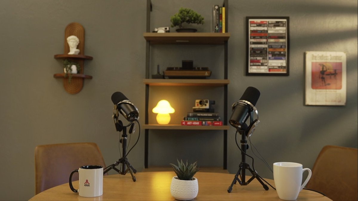 Here's the new podcast studio 😊