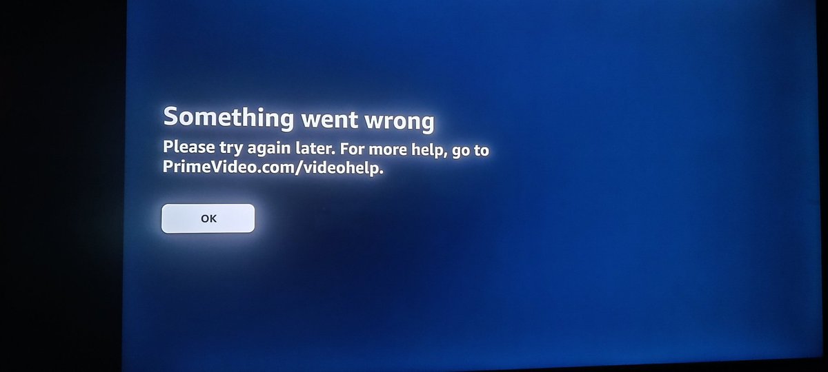 imranjan_rr's tweet photo. Prime Video is not working since last few days, same error is coming every time.
@PrimeVideoIN 
@PrimeVideo 
@AmazonHelp https://t.co/5mxMtk8Z9Y