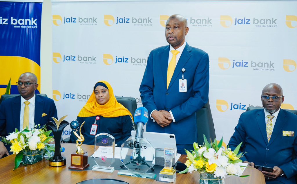 SPEECH BY HARUNA MUSA, Ph.D
MANAGING DIRECTOR/CEO, JAIZ BANK PLC
DURING THE PRESS BRIEFING ON THE UNVEILING OF THE BANK’S NEW CORPORATE IDENTITY ON TUESDAY, 19 AUGUST 2025, AT CORPORATE HEAD OFFICE, ABUJA.

Protocols

  •    Our very esteemed customers
  •    Our regulators and