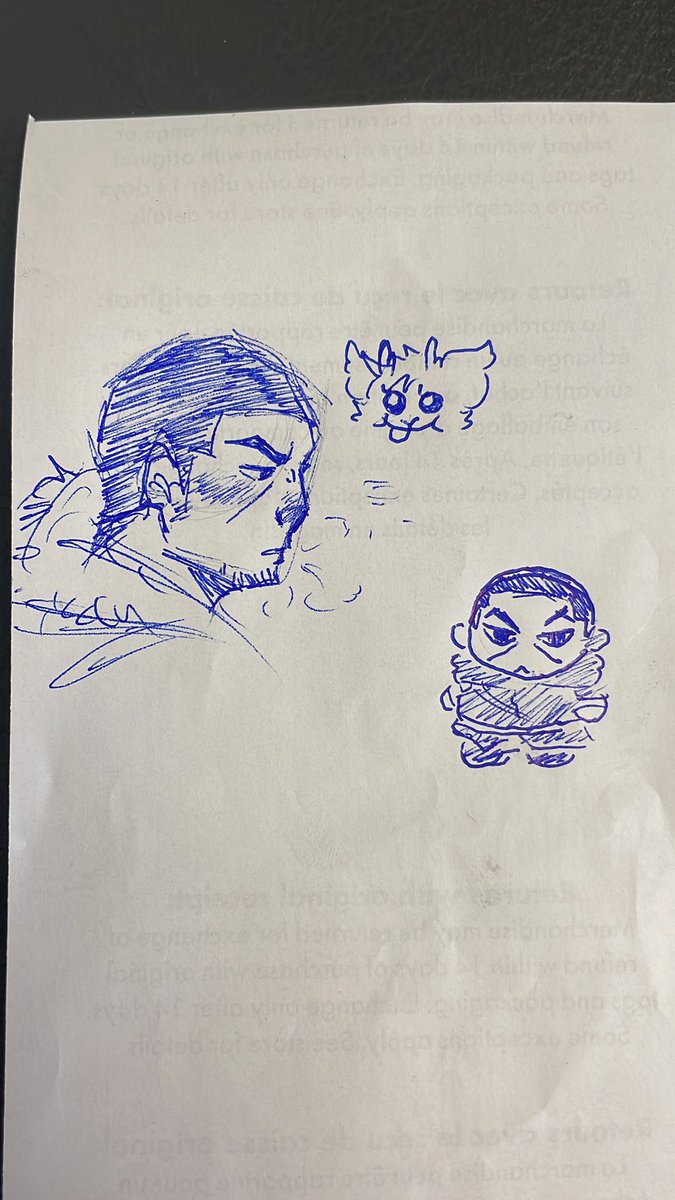 tsukishima work doodles i lowkey fucked up his nose but whatever